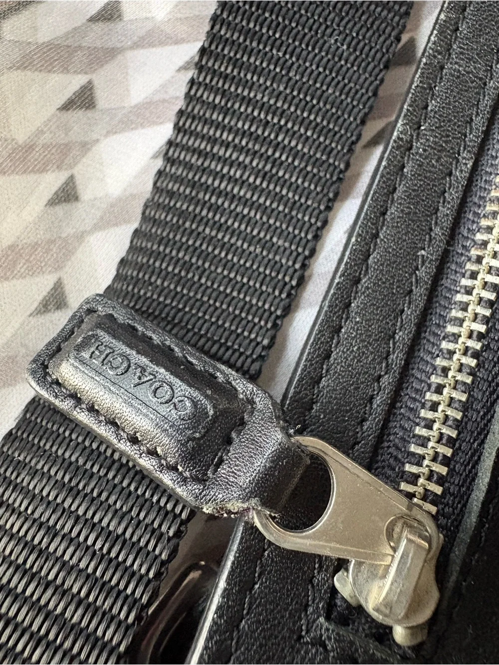 Coach vintage Black funny  Leather  Bag - Stylish Everyday Carry
